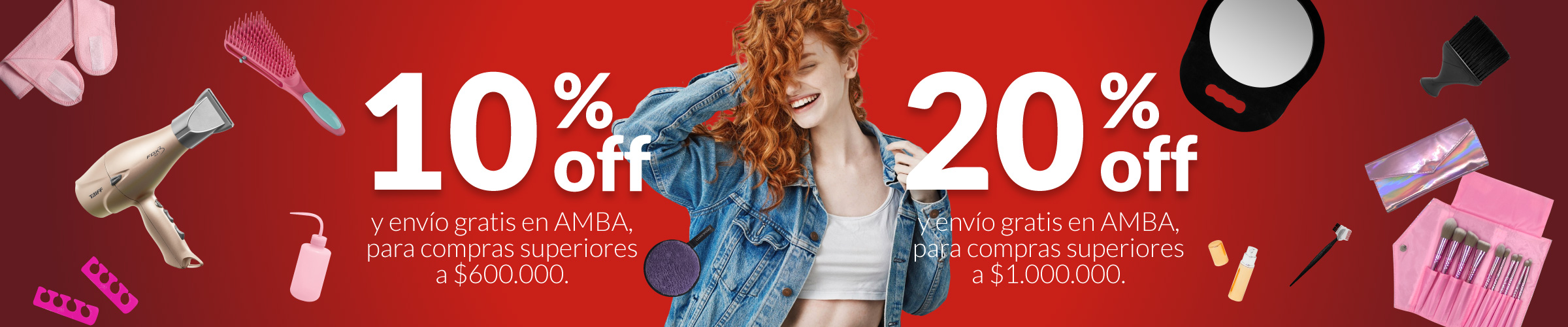 Hasta 20 % off